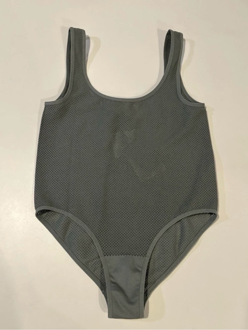 Mesh One-Piece in Olive